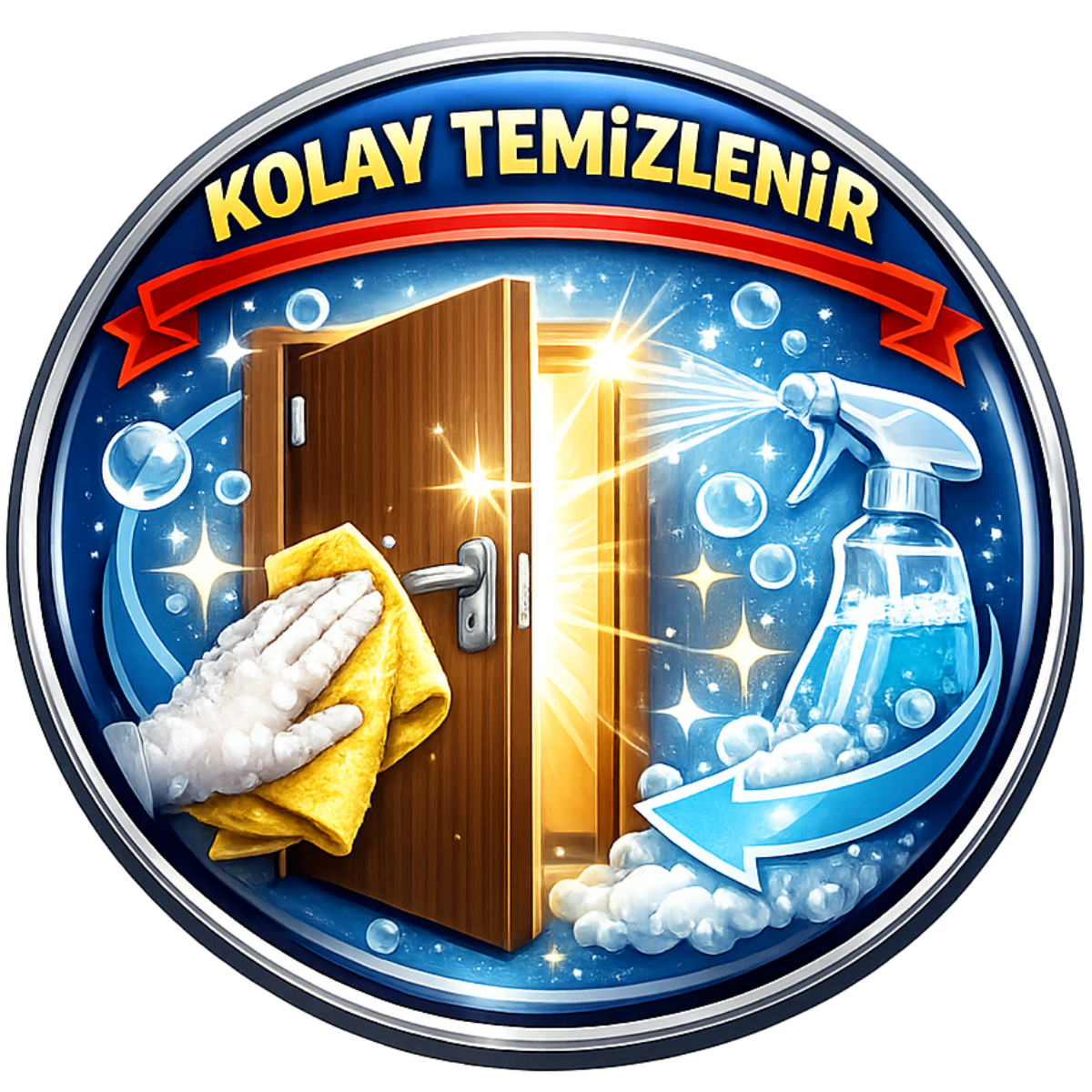 Antibakteriyel ve kolay temizlenebilir yüzey