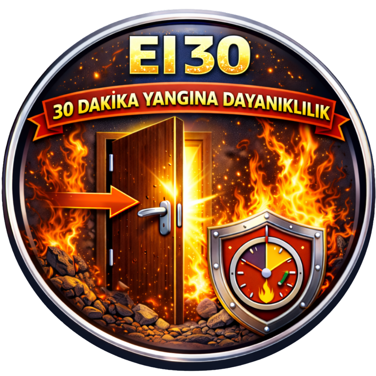 EI30 yangın dayanım sınıfı