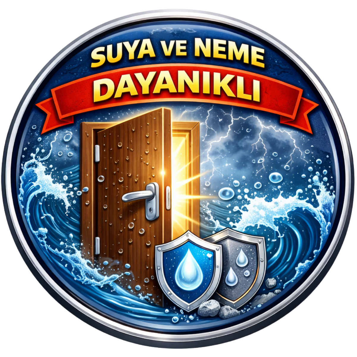 Suya ve neme dayanıklı kapı