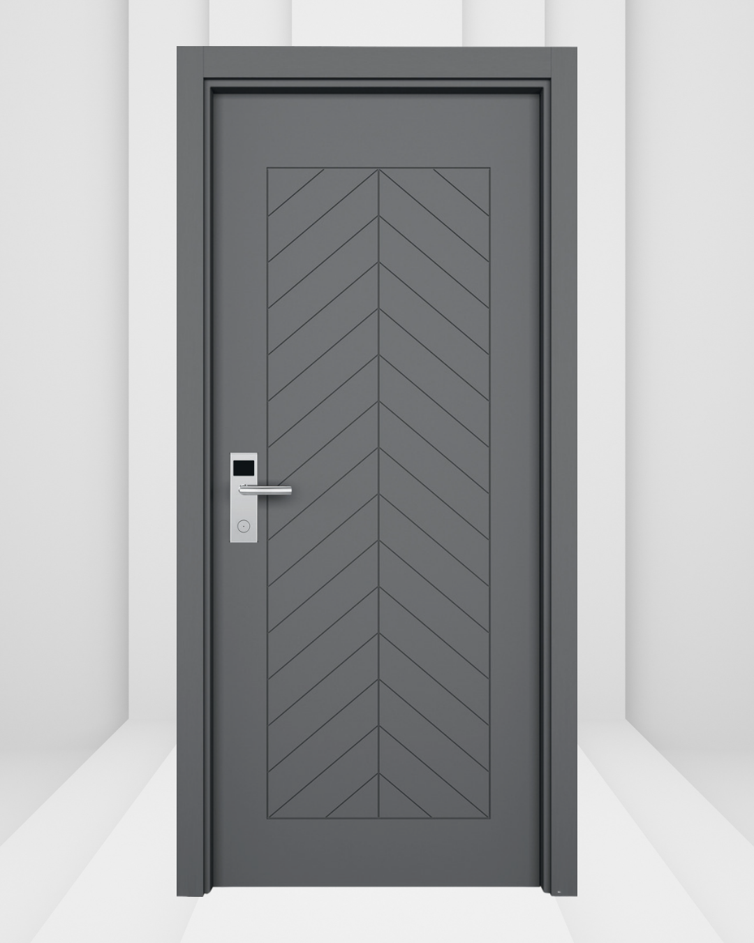 VARİODOR PVC YANGINA DAYANIKLI PREMİUM FISHBONE MODERN ANTRASİT